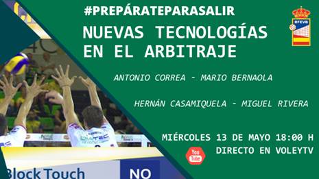 Foros RFEVB del 11 al 15 de mayo, y directos en Instagram